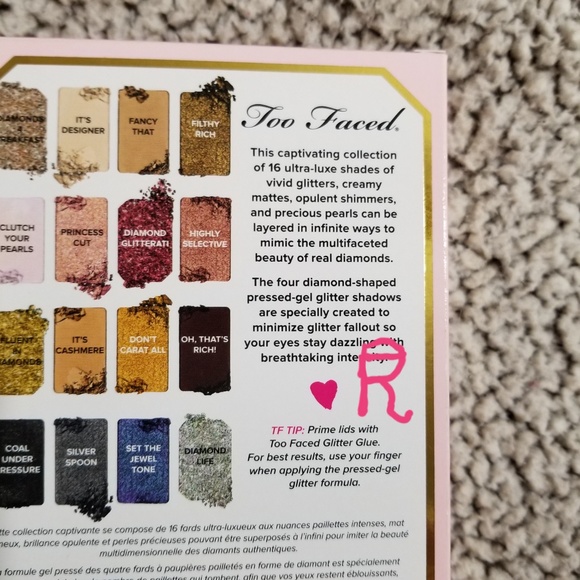 🔥TOO FACED PRETTY RICH DIAMOND LIGHT EYESHADOW 🔥 - Picture 4 of 8